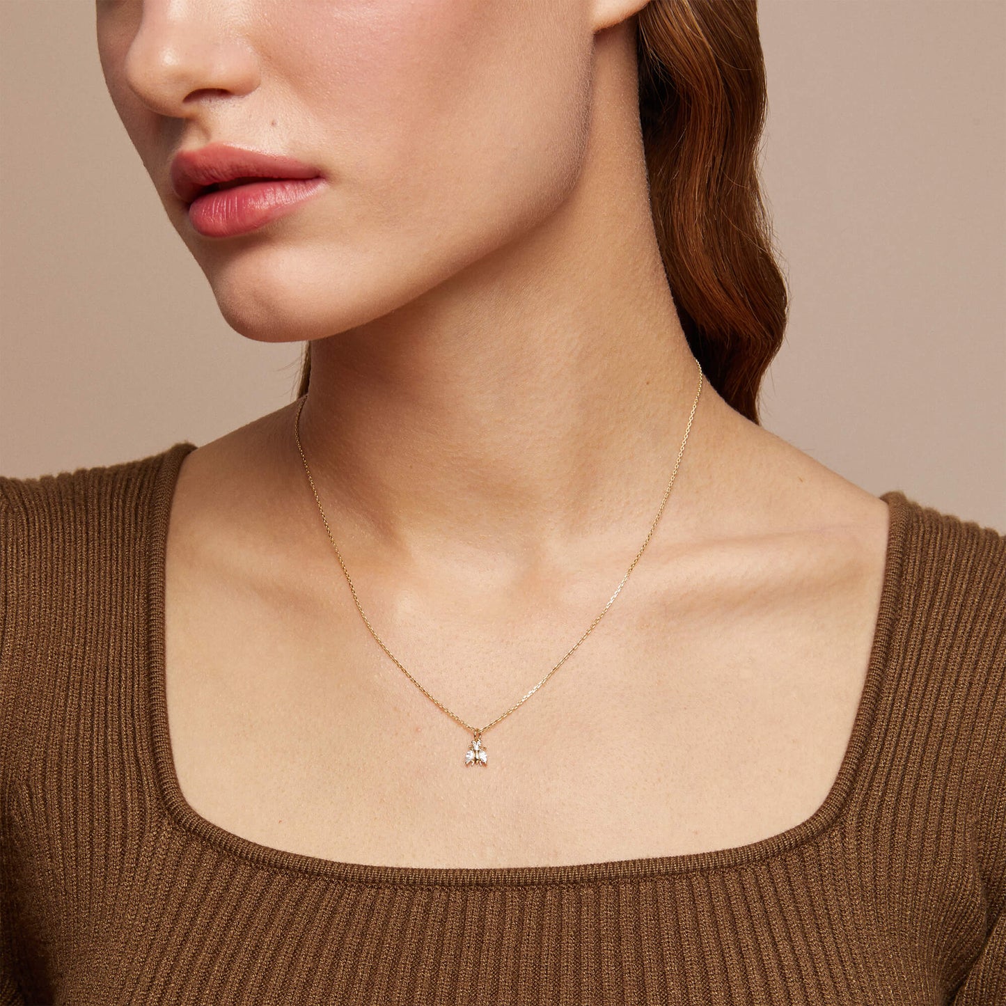 Bee Necklace in Gold