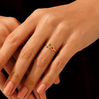 Bowknot Ring in Gold