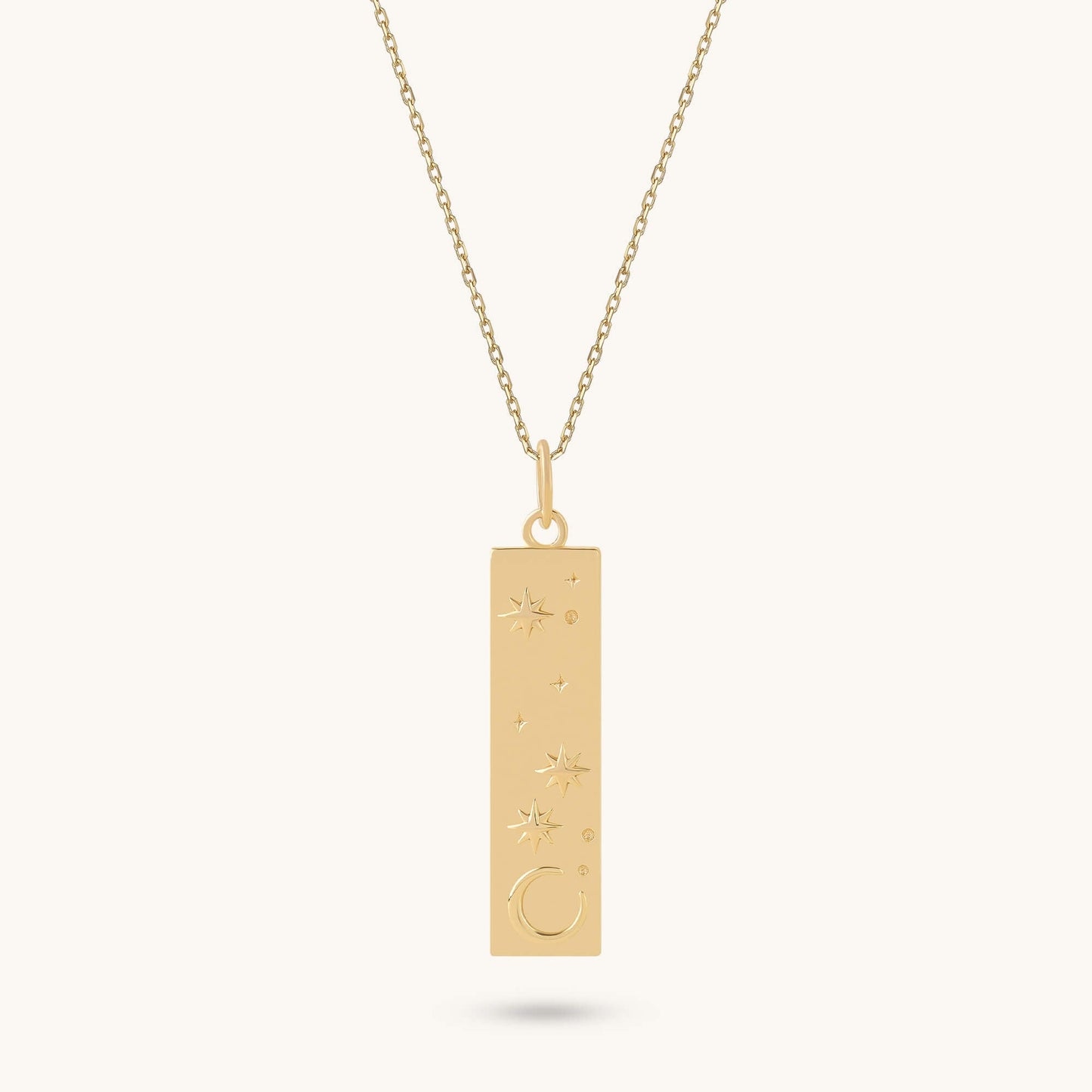Celestial Bar Necklace - Gold Vermeil
