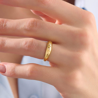 Celestial Dome Ring - Gold Vermeil