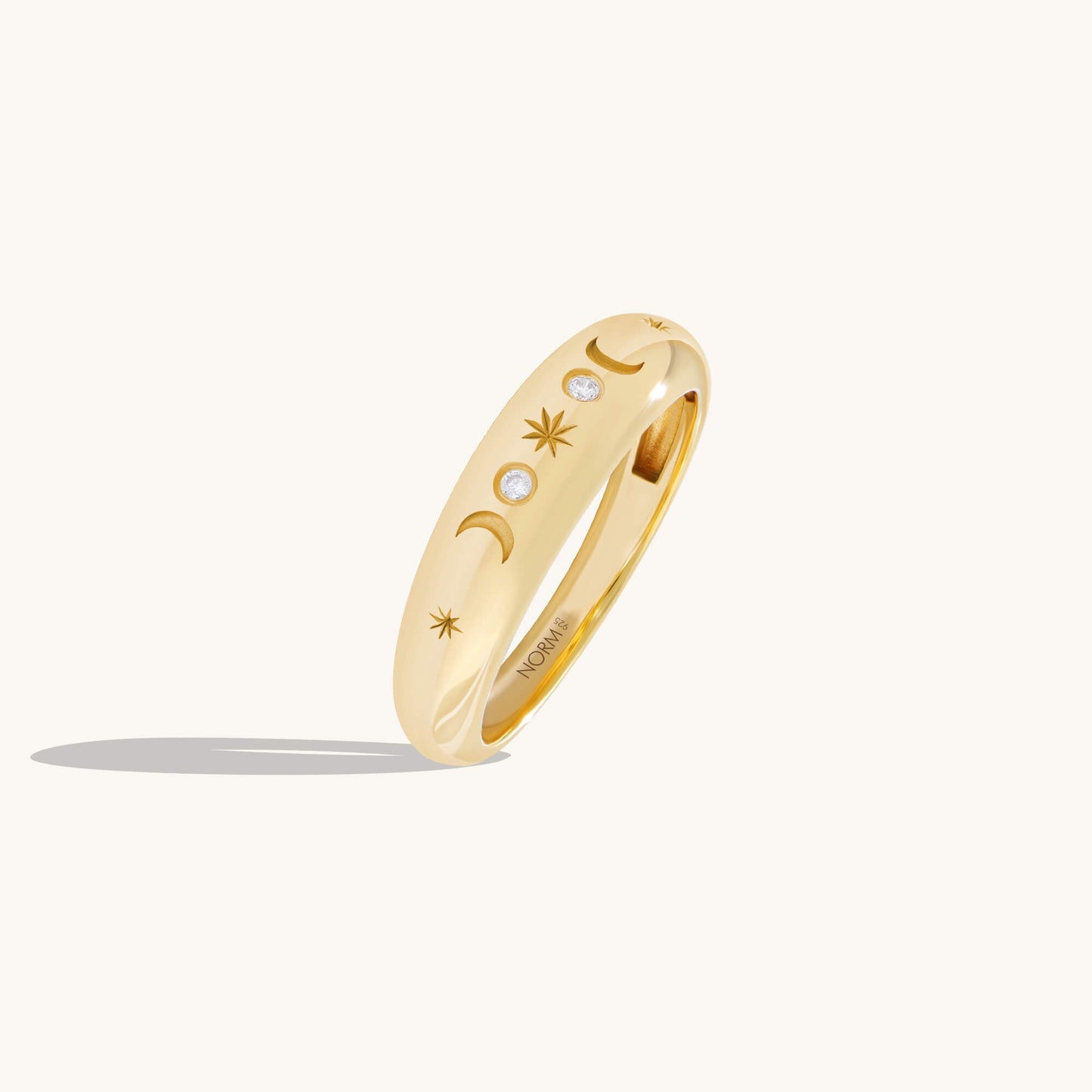 Celestial Dome Ring - Gold Vermeil