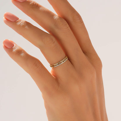 Celtic Wedding Ring in Gold