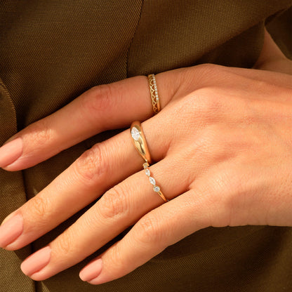 Celtic Wedding Ring in Gold