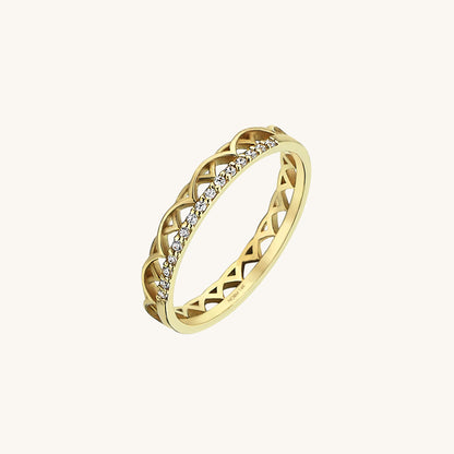 Celtic Wedding Ring in Gold