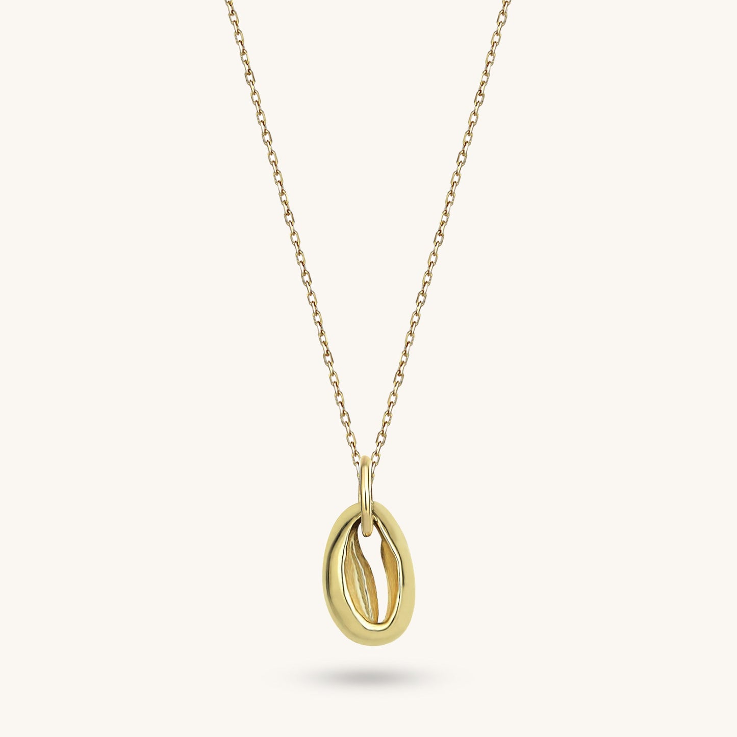 Cowrie Necklace in Gold