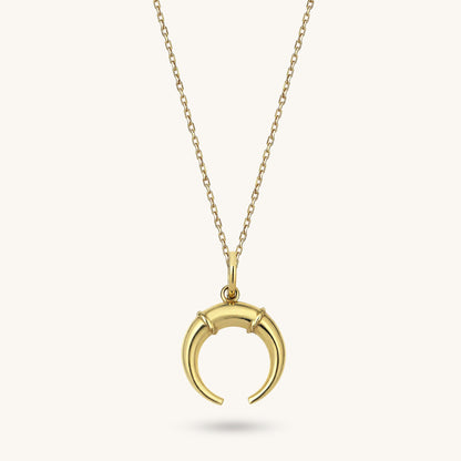 Crescent Necklace in Gold
