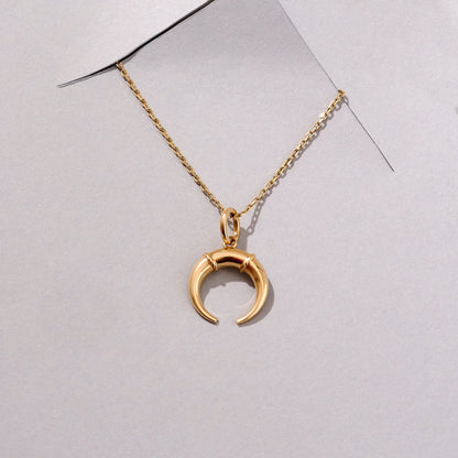 Crescent Necklace in Gold