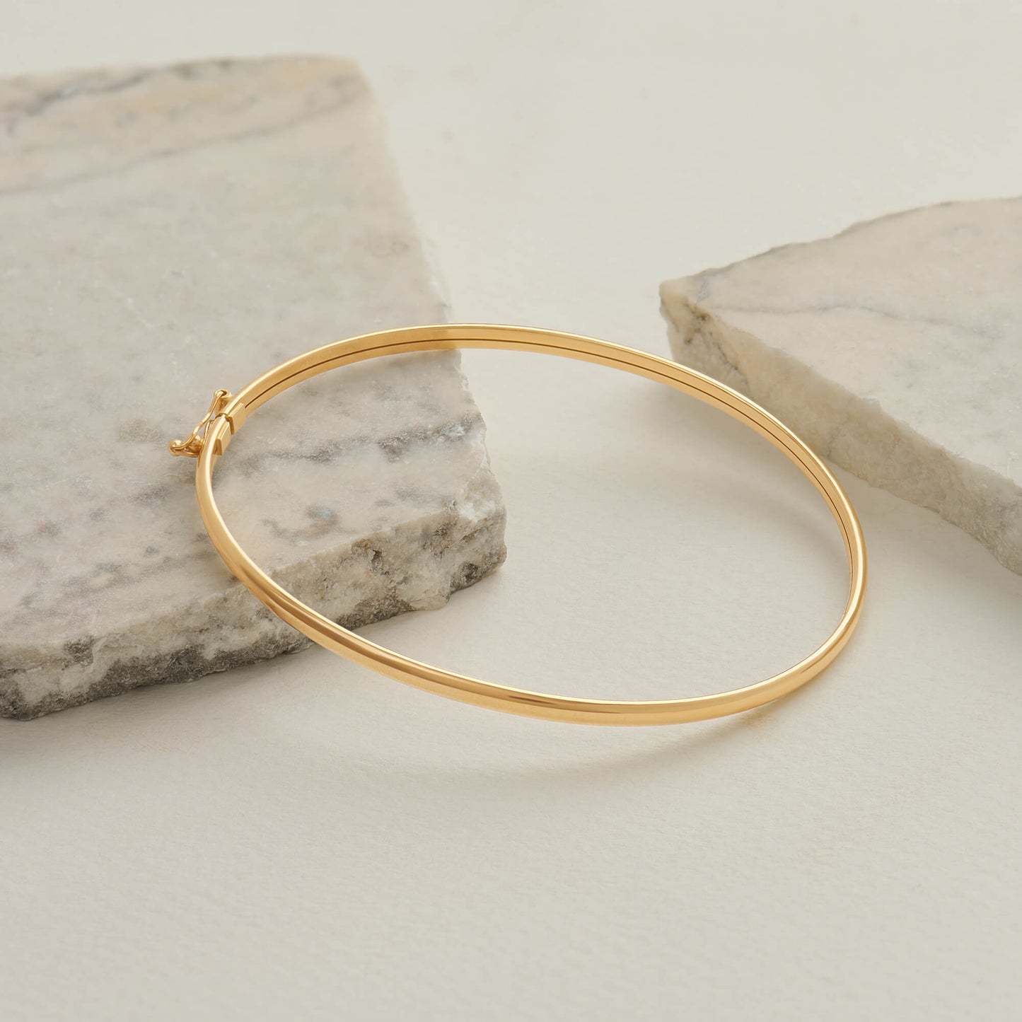 Dainty Bangle Bracelet in Gold