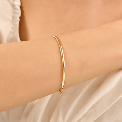 Dainty Bangle Bracelet in Gold