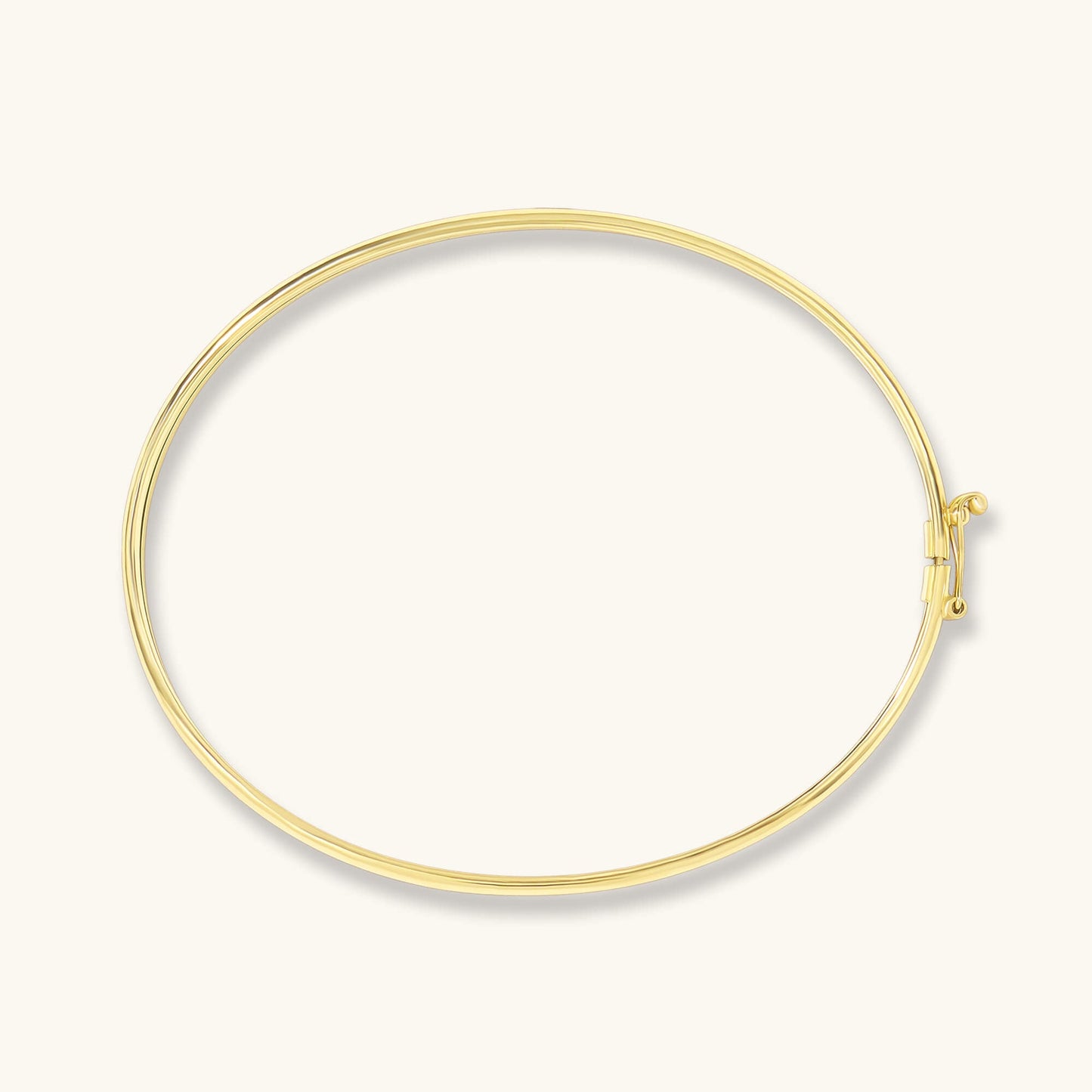 Dainty Bangle Bracelet in Gold