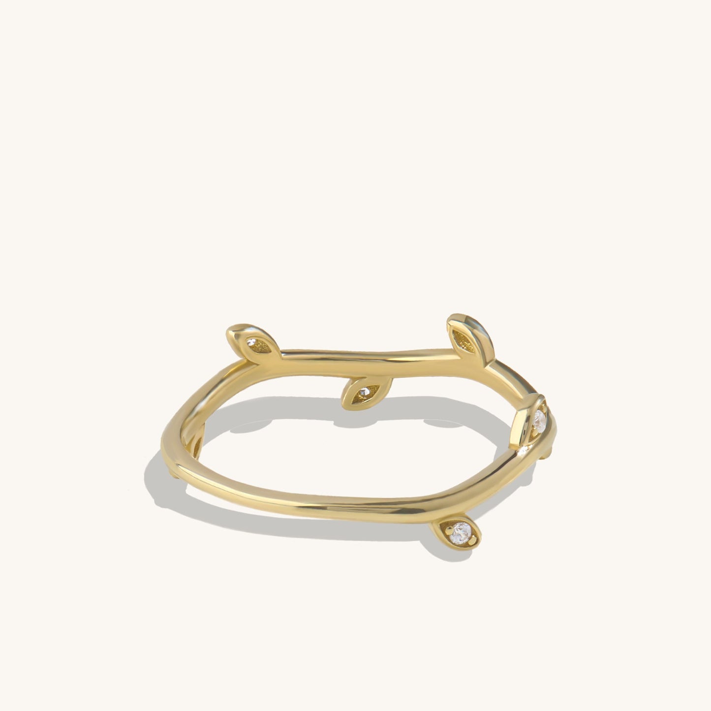 Dainty Vine Ring in Gold