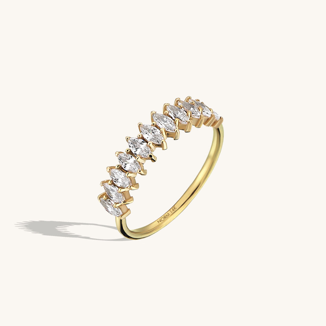 Delicate Marquise Ring in Gold