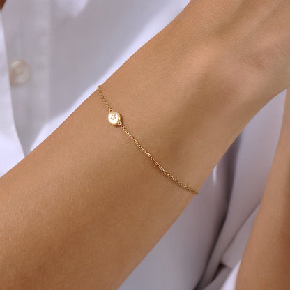 Diamond Star Bracelet in Gold