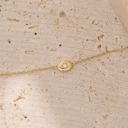 Diamond Star Bracelet in Gold