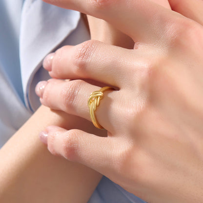 Double Knot Ring - Gold Vermeil