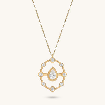 Drop Harmony Necklace in Gold