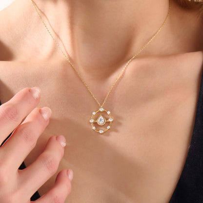 Drop Harmony Necklace in Gold