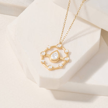 Drop Harmony Necklace in Gold