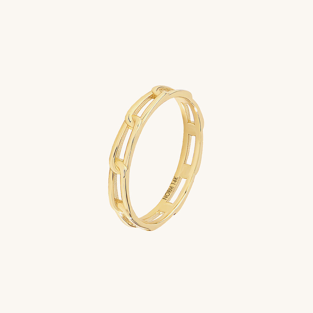 Eternity Link Band Ring in Gold