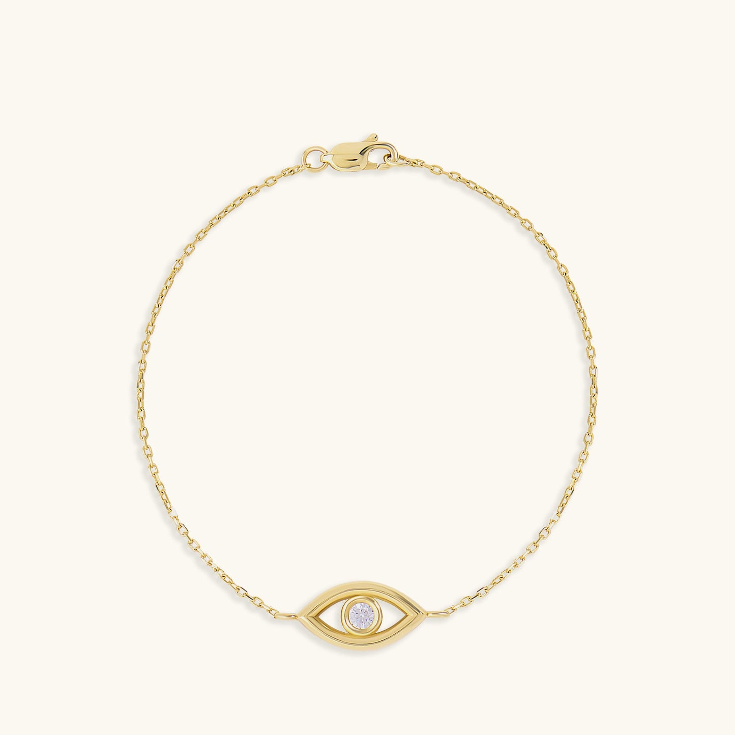 Evil Eye Bracelet in Gold