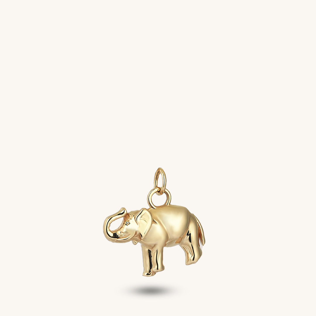 Elephant Necklace in Gold