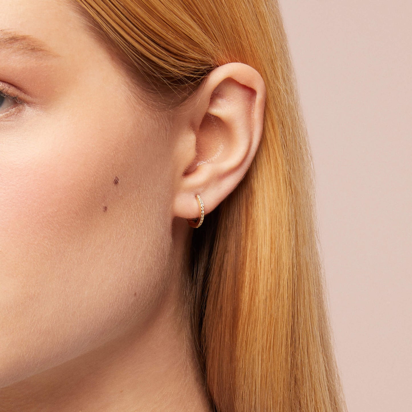 Eternity Earrings in Gold