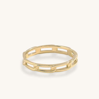 Eternity Link Band Ring in Gold