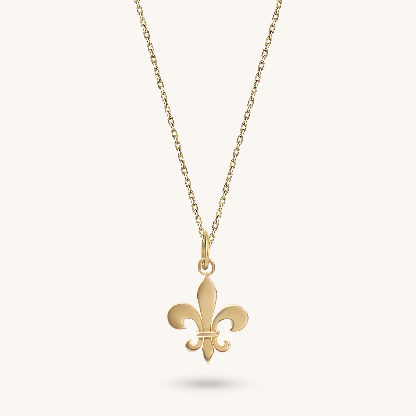 Fleur de Lis Necklace in Gold
