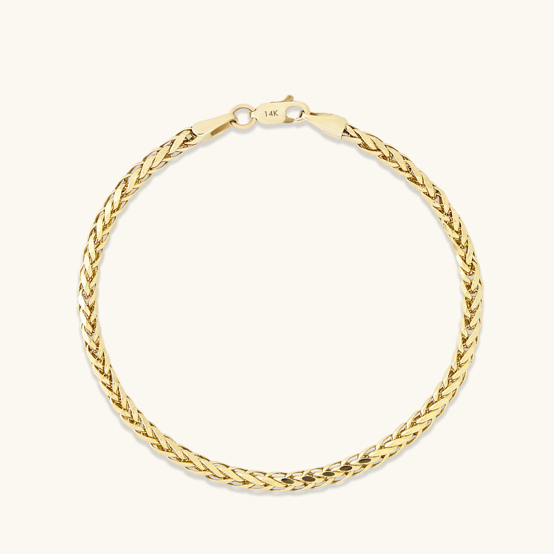 Franco Chain Bracelet in Gold