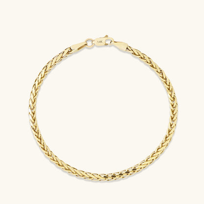 Franco Chain Bracelet in Gold