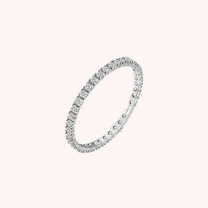 Diamond Full Eternity Ring in Gold