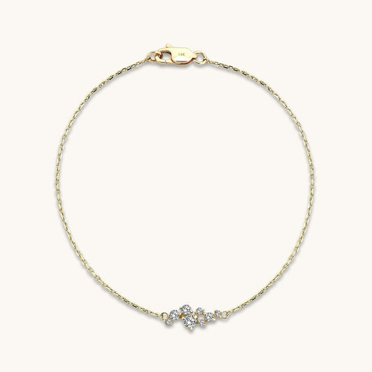 Iconic Cluster Bracelet in Gold