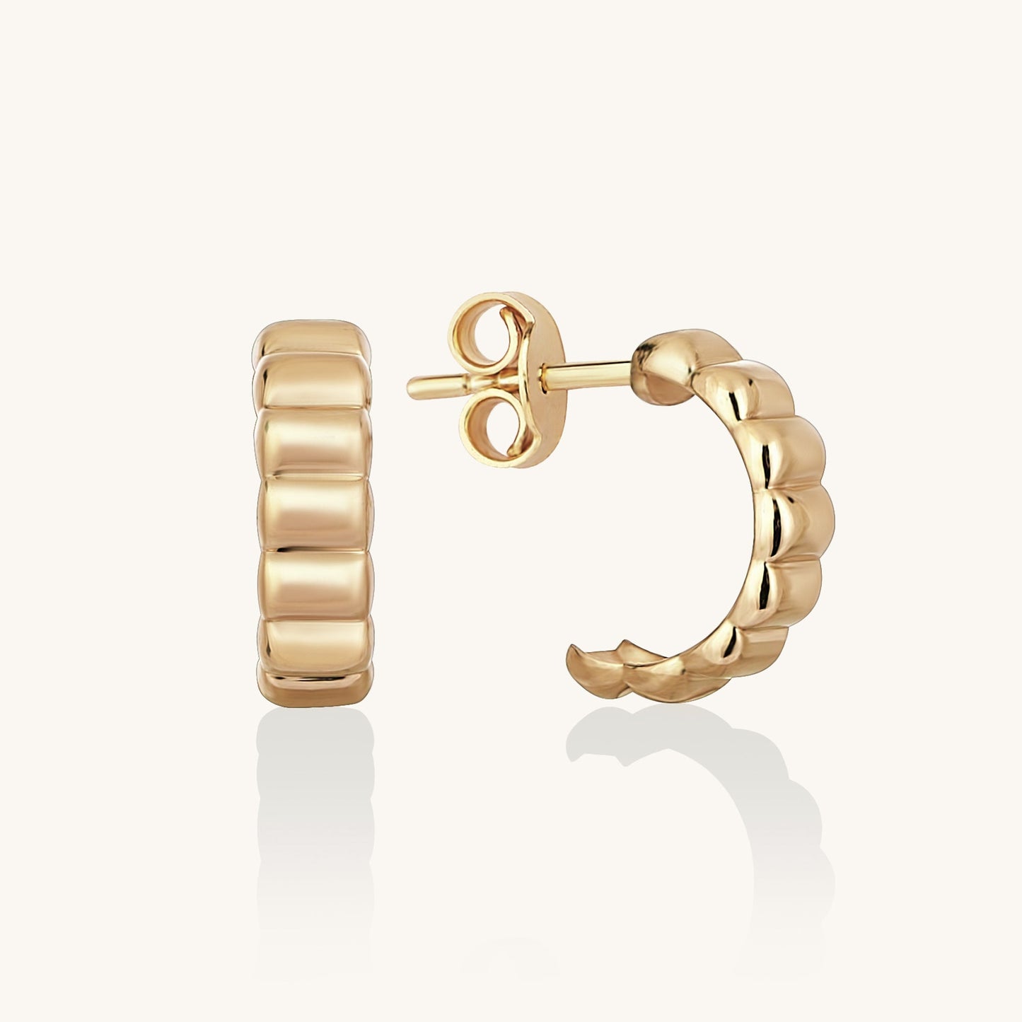 Iconic Dome Earrings in Gold