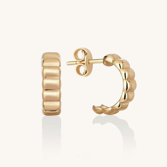 Iconic Dome Earrings in Gold