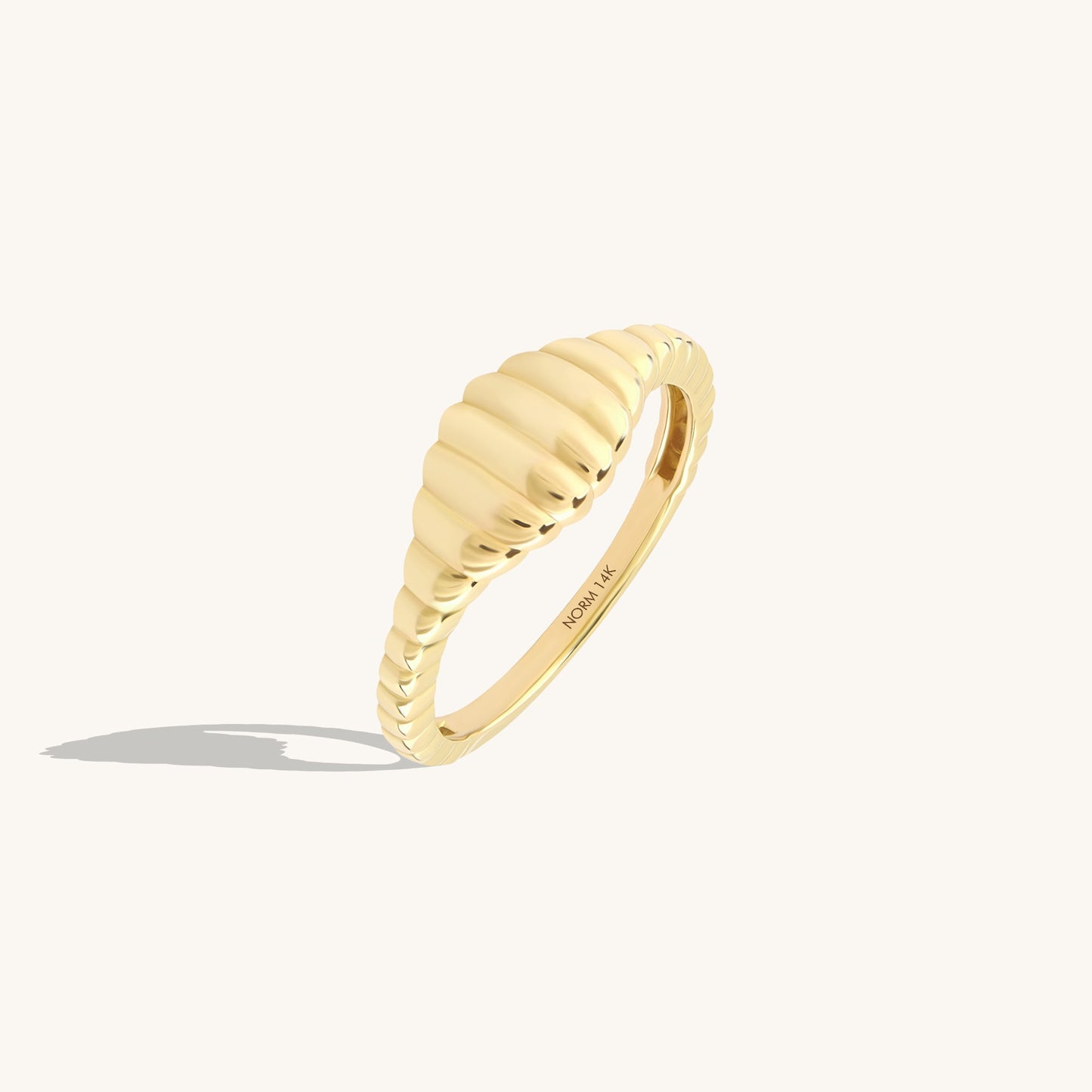 Iconic Dome Signet Ring in Gold