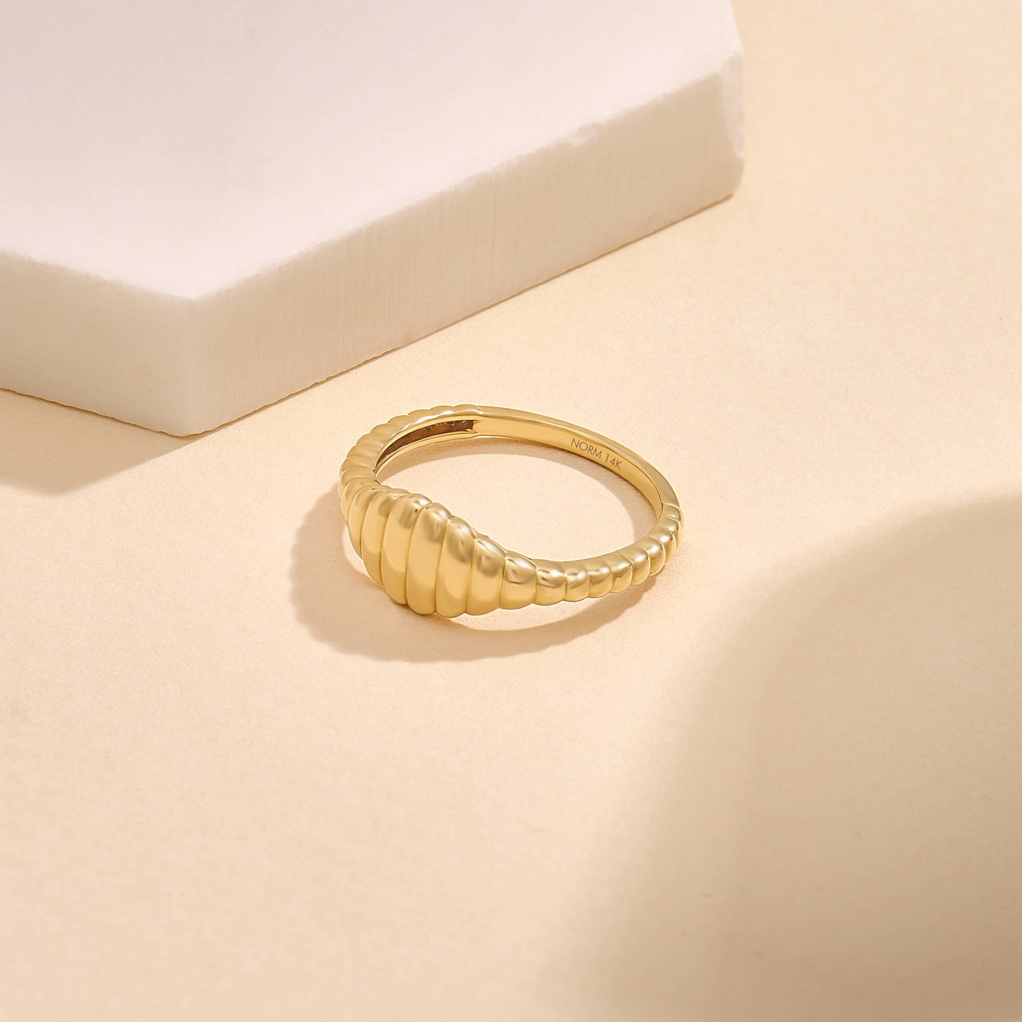 Iconic Dome Signet Ring in Gold