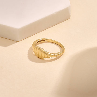 Iconic Dome Signet Ring in Gold