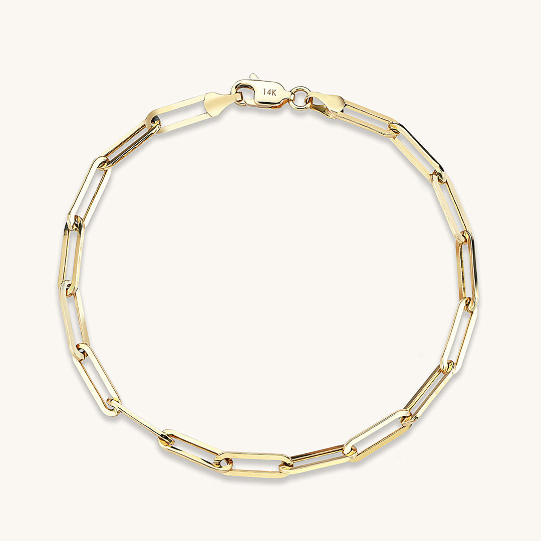 Link Chain Bracelet in Gold