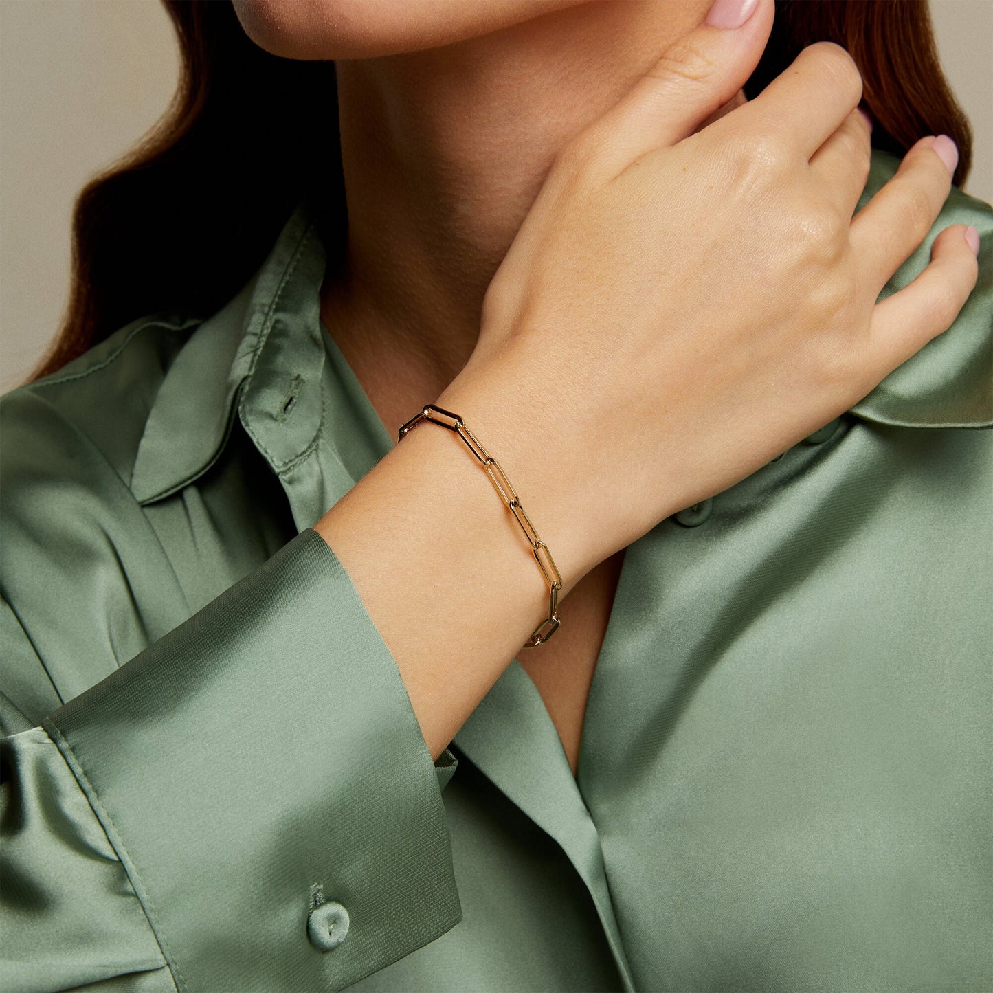 Link Chain Bracelet in Gold