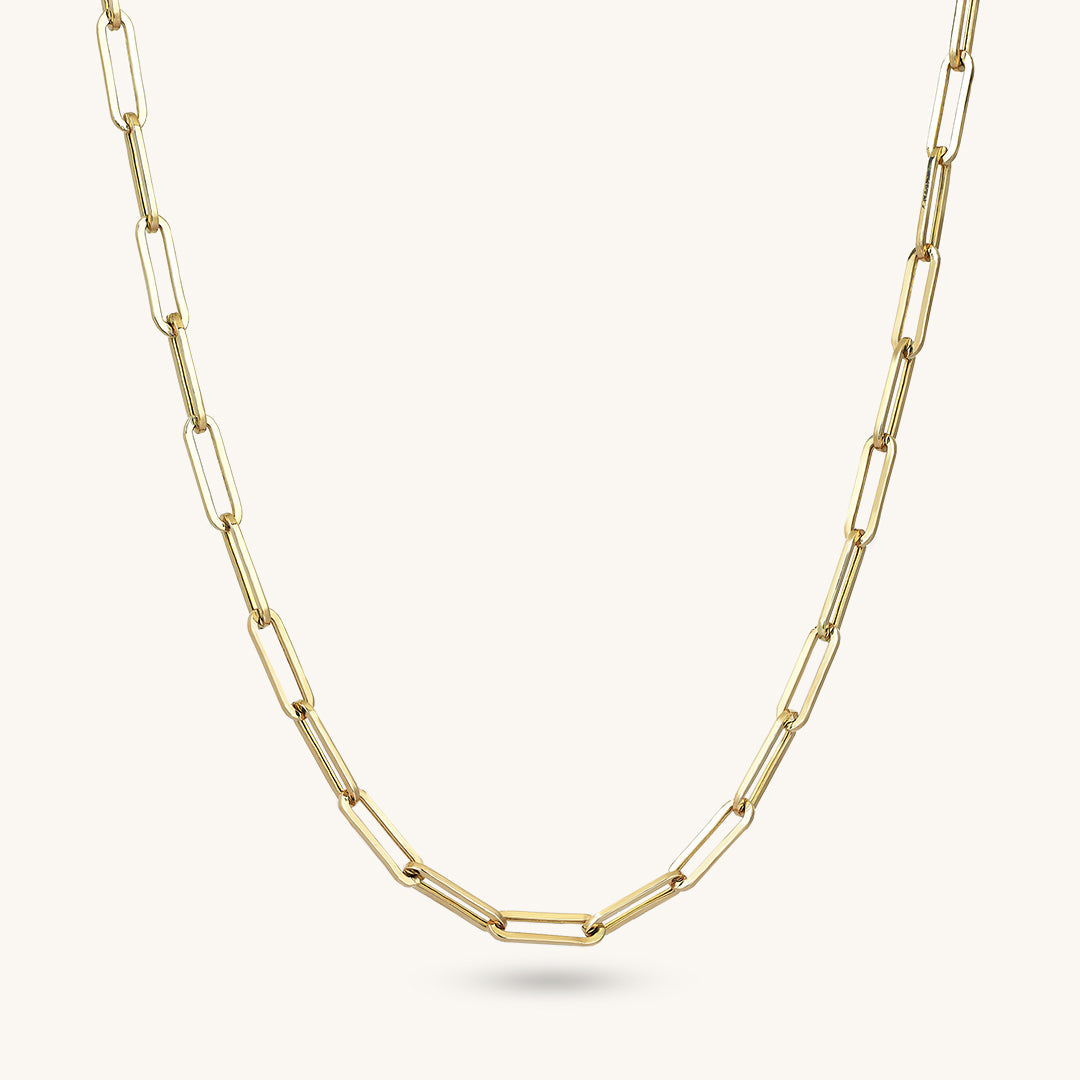 Link Chain Necklace in Gold