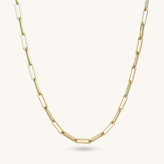 Link Chain Necklace in Gold