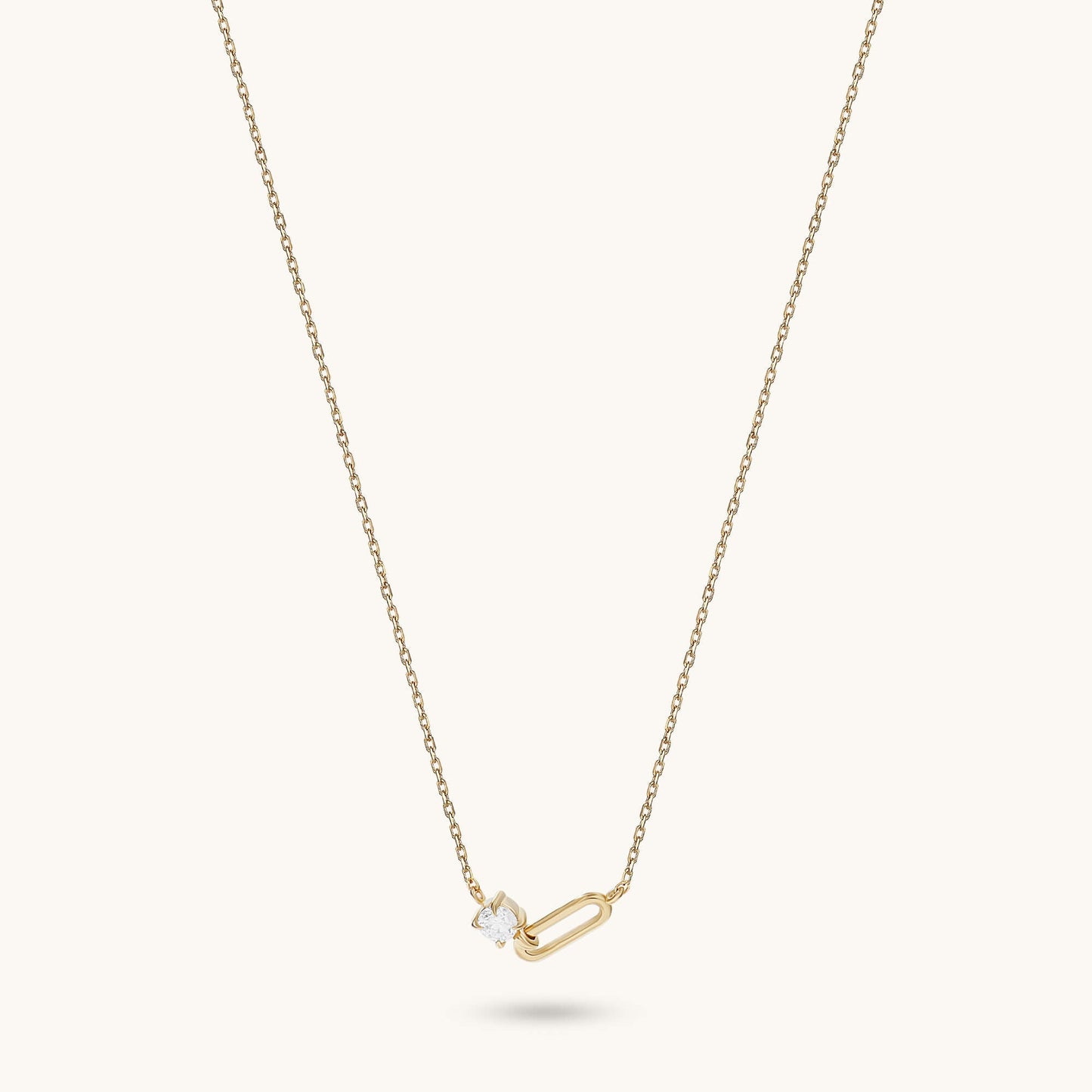 Loop Necklace in Gold
