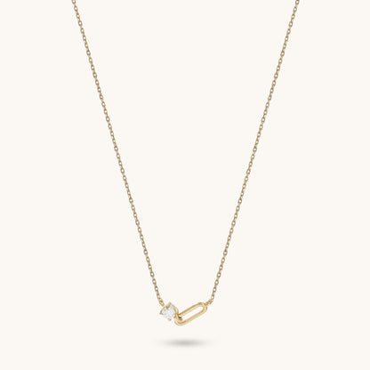 Loop Necklace in Gold