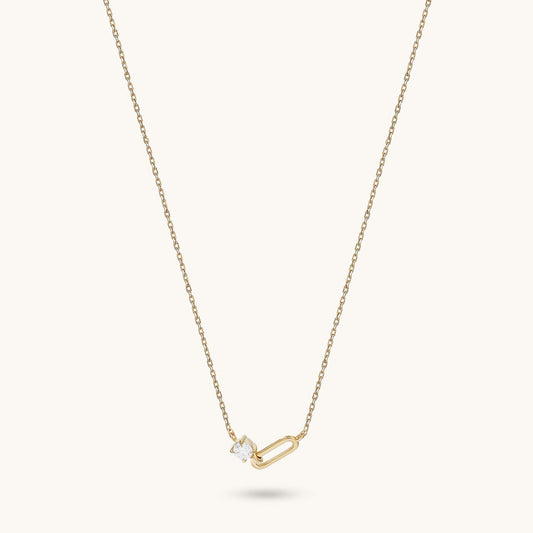 Loop Necklace in Gold