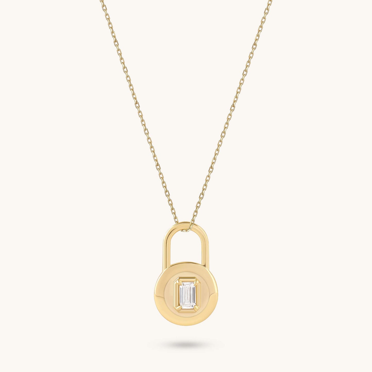 Love Lock Necklace - Gold Vermeil