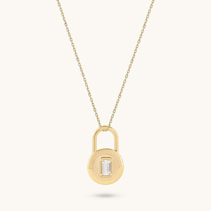 Love Lock Necklace - Gold Vermeil