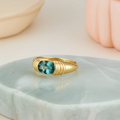 Majestic Alexandrite Ring in Gold