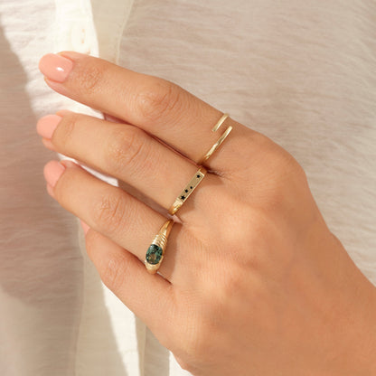 Majestic Alexandrite Ring in Gold