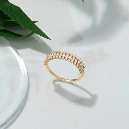 Majestic Wedding Ring in Gold