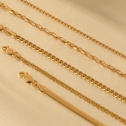 Mariner Chain Bracelet in Gold